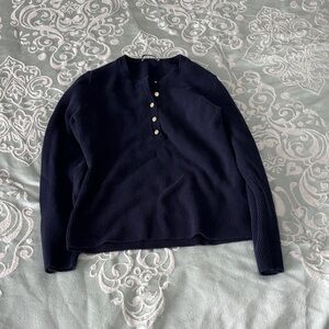 Abercrombie & Fitch Navy Button-Down Shirt